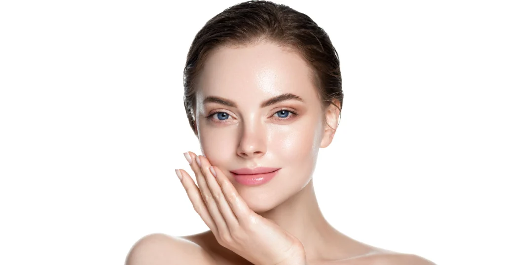 Woman showing glowing skin after HydraFacial MD Treatments in Niceville, FL